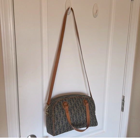 DIOR 2 way crossbody 11x8 trotter monogram black CLEAN/PRISTINE stunning bag - Picture 1 of 8